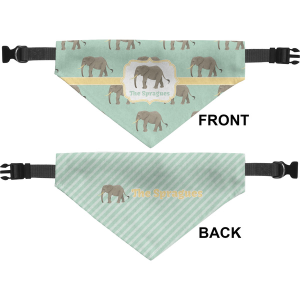 Elephant Medium Dog Bandana Approval
