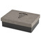 Elephant Medium Gift Box with Engraved Leather Lid - Front/main