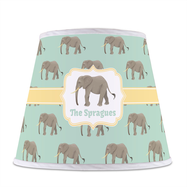 Elephant Poly Film Empire Lampshade - Front View