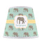 Elephant Poly Film Empire Lampshade - Front View