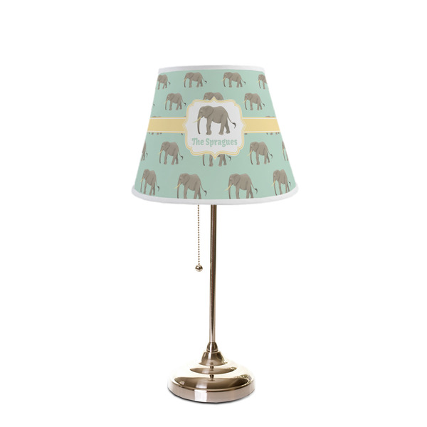 Elephant Poly Film Empire Lampshade - On Stand