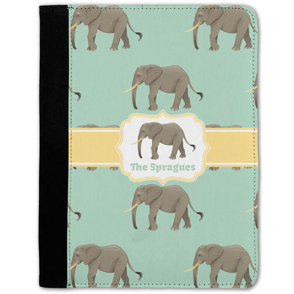 Custom Elephant Notebook Padfolio w/ Name or Text