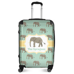 Elephant Suitcase - 24" Medium - Checked (Personalized)