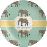 Elephant Melamine Salad Plate - 8" (Personalized)