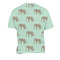 Elephant Men's Crew Neck T Shirt Medium - Back