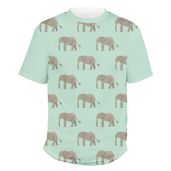 Custom Elephant Men's Crew T-Shirt - 3X Large