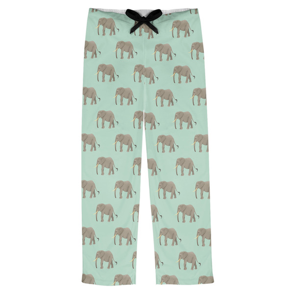 Custom Elephant Mens Pajama Pants - 2XL