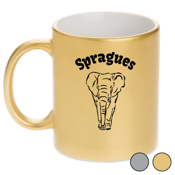 Elephant Metallic Mugs