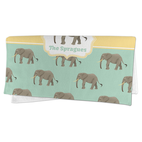 Elephant Microfiber Dish Rag - FOLDED (half)