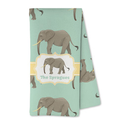 Elephant Kitchen Towel - Microfiber (Personalized)