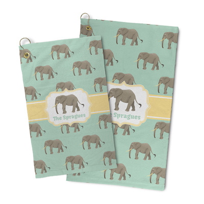 Elephant Microfiber Golf Towel (Personalized)