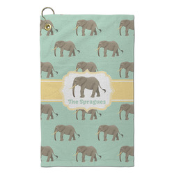 Elephant Microfiber Golf Towel - Small (Personalized)