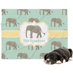 Elephant Dog Blanket (Personalized)