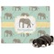 Elephant Microfleece Dog Blanket - Regular
