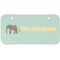 Elephant Mini Bicycle License Plate - Two Holes