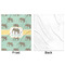 Elephant Minky Blanket - 50"x60" - Single Sided - Front & Back
