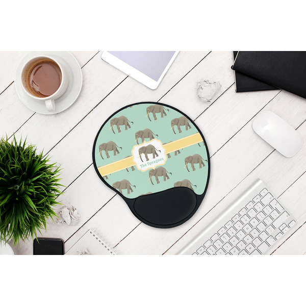 Elephant Mouse Pad with Wrist Rest - LIFESYTLE 1