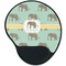 Elephant Mouse Pad with Wrist Support - Main