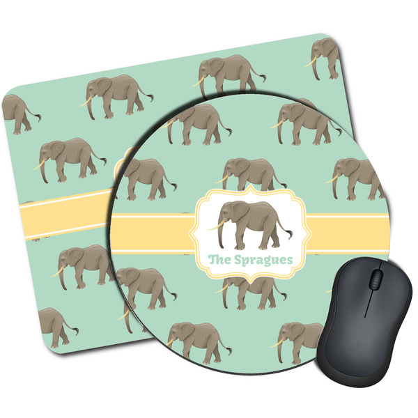 Custom Elephant Mouse Pad (Personalized)