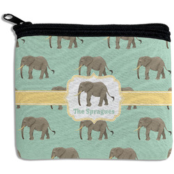 Elephant Rectangular Coin Purse (Personalized)