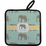 Elephant Pot Holder w/ Name or Text