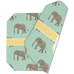 Elephant Dining Table Mat - Octagon (Double-Sided) w/ Name or Text