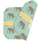 Elephant Octagon Placemat - Double Print (folded)
