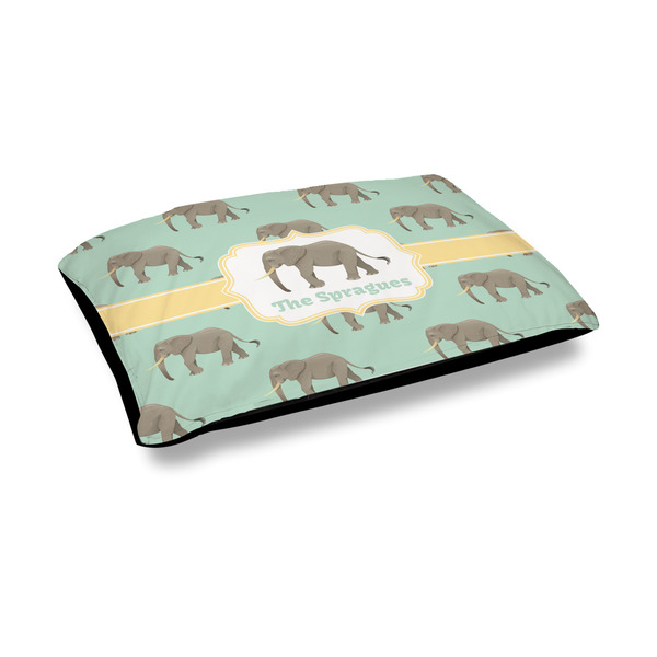 Custom Elephant Outdoor Dog Bed - Medium (Personalized)