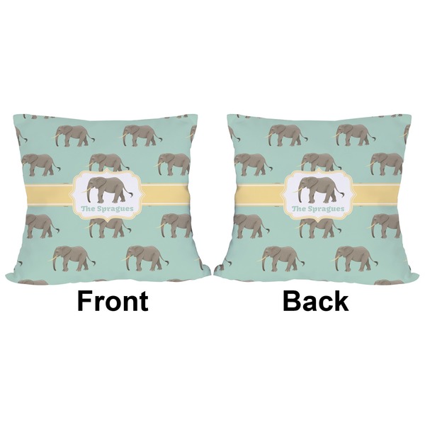 Elephant Outdoor Pillow - 20x20