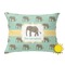 Elephant Outdoor Throw Pillow (Rectangular - 12x16)