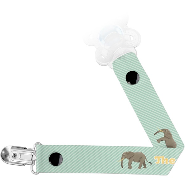 Custom Elephant Pacifier Clip (Personalized)