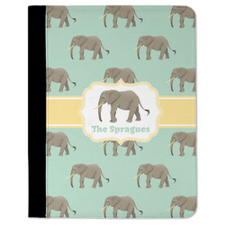 Elephant Padfolio Clipboard - Large (Personalized)