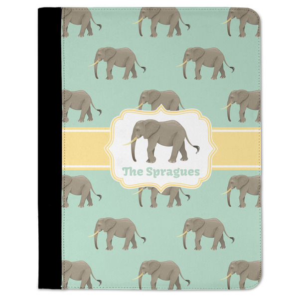 Custom Elephant Padfolio Clipboard - Large (Personalized)