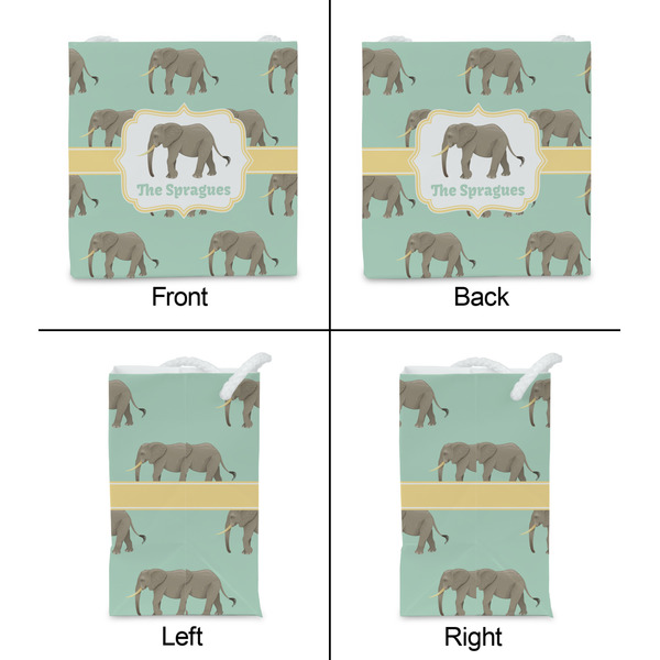 Elephant Party Favor Gift Bag - Matte - Approval