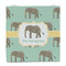 Elephant Party Favor Gift Bag - Matte - Front