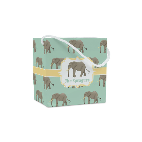 Custom Elephant Party Favor Gift Bags - Matte (Personalized)