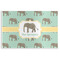 Elephant Disposable Paper Placemat - Front View