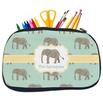 Elephant Neoprene Pencil Case - Medium w/ Name or Text