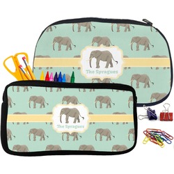 Elephant Neoprene Pencil Case (Personalized)