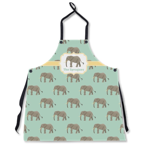 Custom Elephant Apron Without Pockets w/ Name or Text