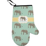 Elephant Right Oven Mitt (Personalized)