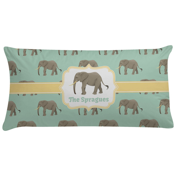 Custom Elephant Pillow Case - King (Personalized)