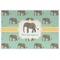 Elephant Personalized Placemat (Back)