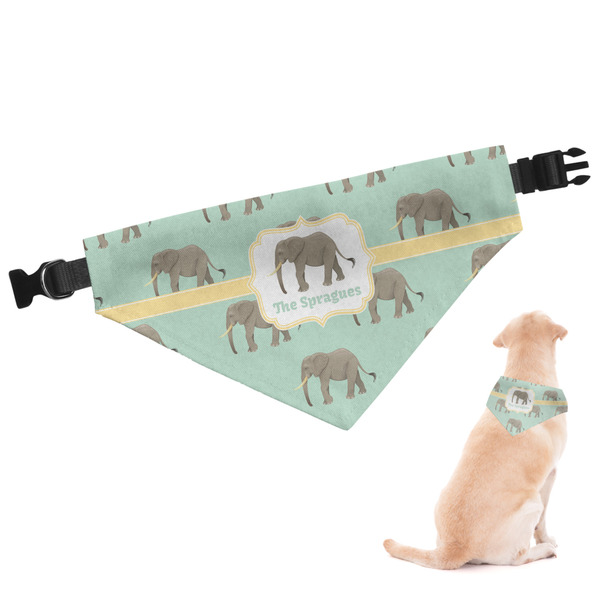 Custom Elephant Dog Bandana - Small (Personalized)