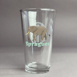 Elephant Pint Glass - Full Color Logo (Personalized)