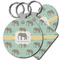 Elephant Plastic Keychains