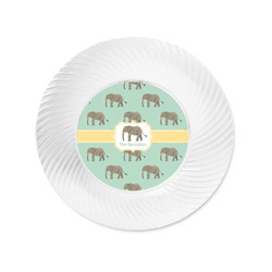 Elephant Plastic Party Appetizer & Dessert Plates - 6" (Personalized)