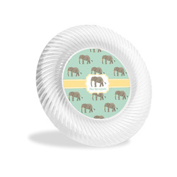 Elephant Plastic Party Appetizer & Dessert Plates - 6" (Personalized)