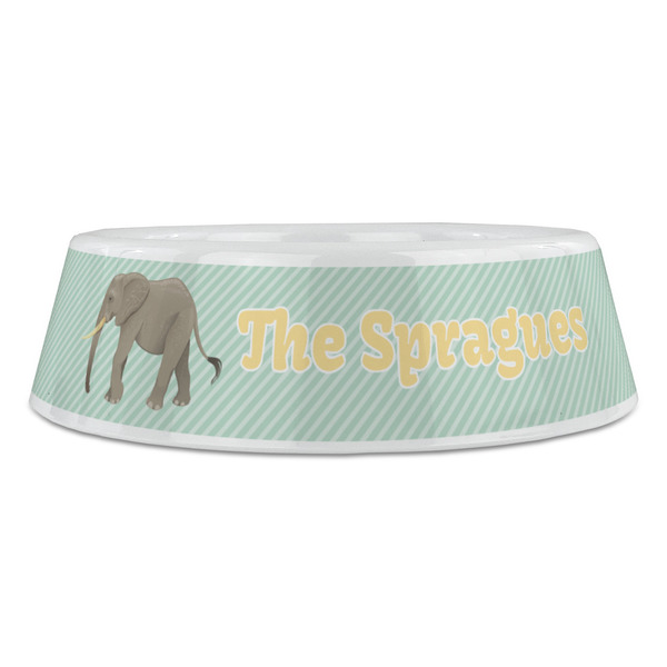 Elephant Plastic Pet Bowls - Large - FRONT