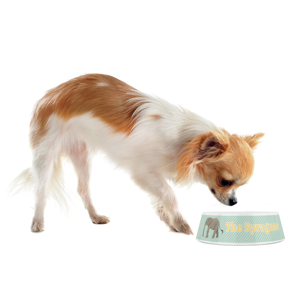 Elephant Plastic Pet Bowls - Small - LIFESTYLE